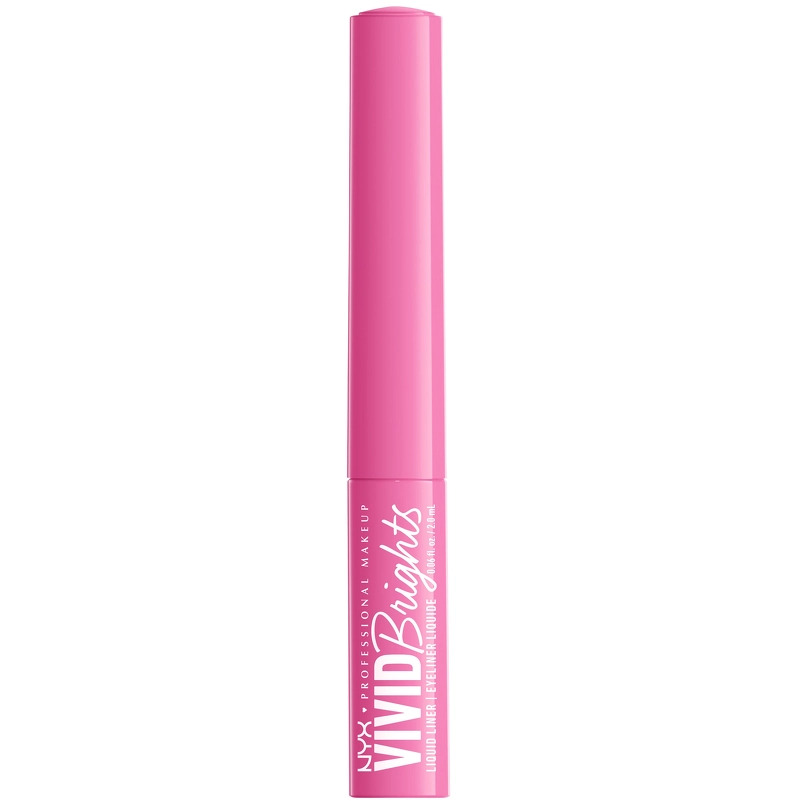 NYX Prof. Makeup Up Vivid Brights Liquid Eyeliner 2 ml - 08 Don't Pink Twice