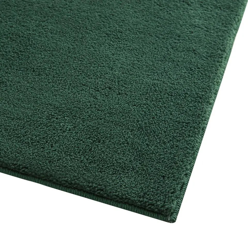 tectake® Kortpolig vloerkleed Soft Zone 140 x 200 cm - Groen