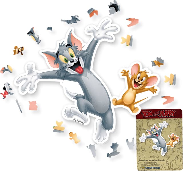 Crafthub Tom & Jerry-puslespil (munter)