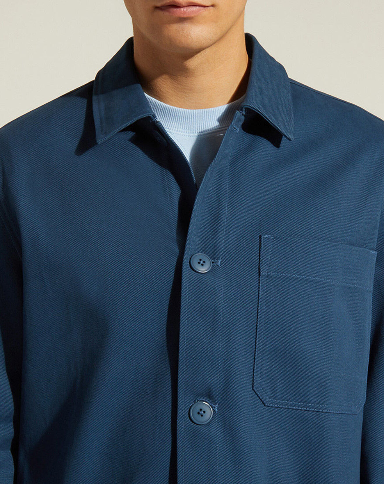 Galeries Lafayette Veste droite Latelier bleue