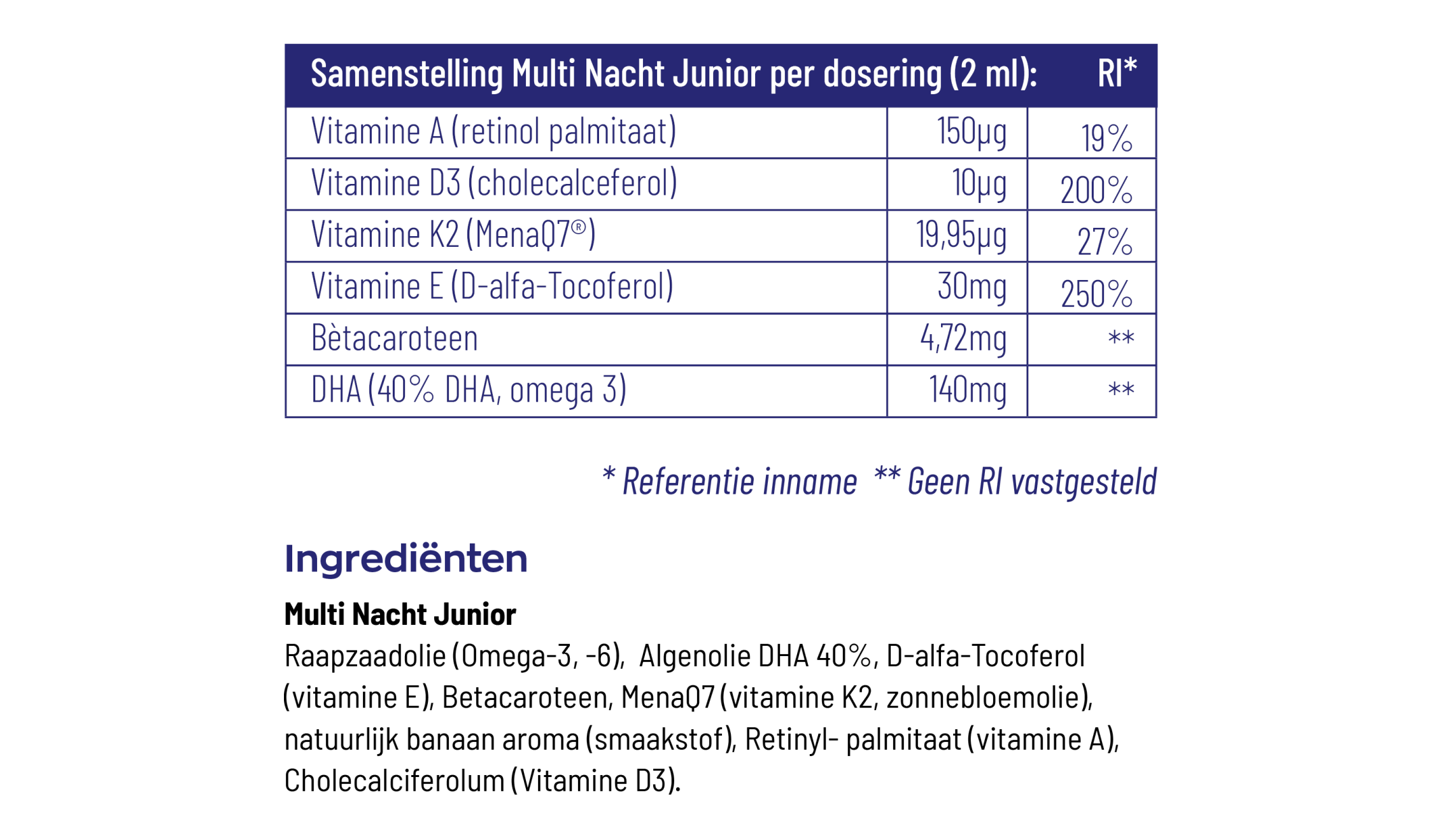 Multi Nacht Junior
