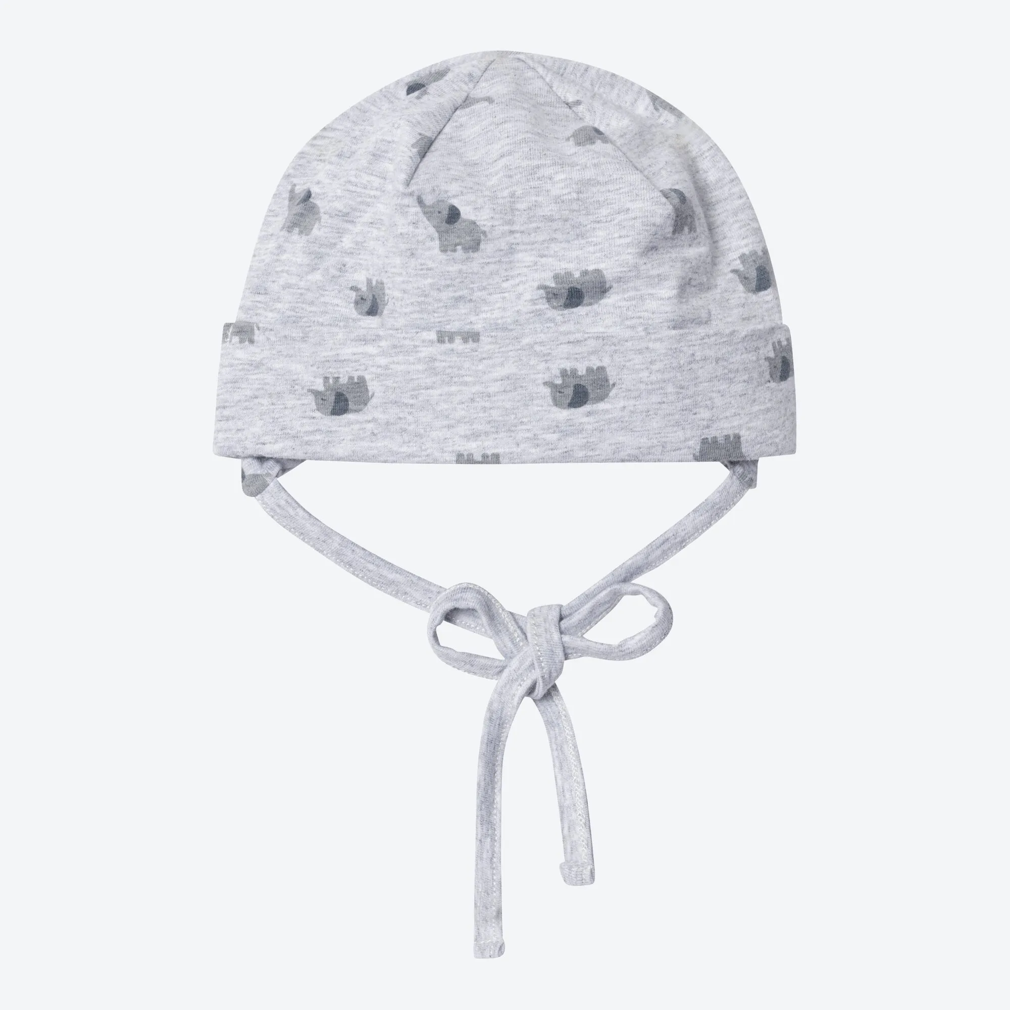 Unisex-Baby-Mütze mit Elefanten-Muster