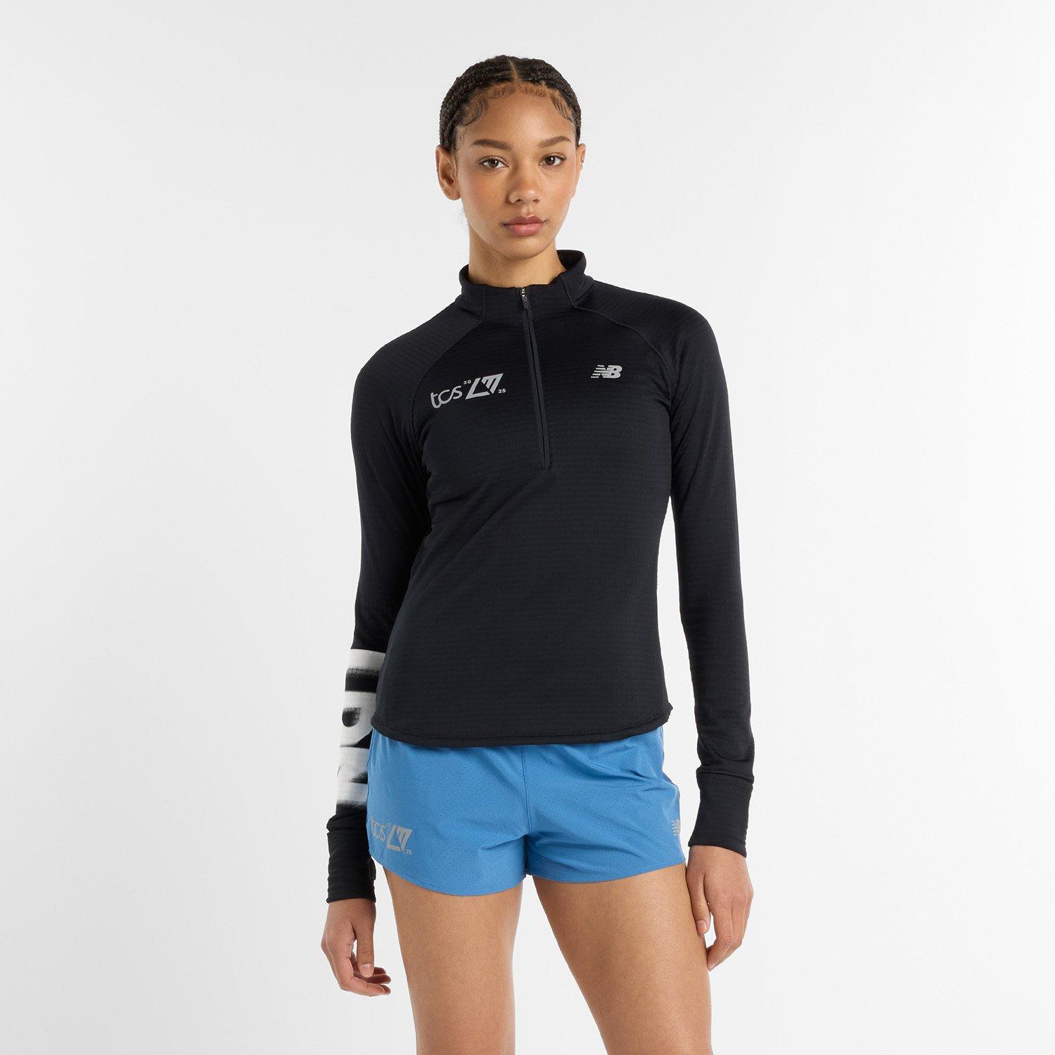 New Balance New Balance Heat Grd Hz Bk Larg Running Top Womens