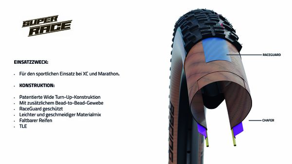 RACING RAY Evo Super Race Hinterrad- Reifen  bronze side  29