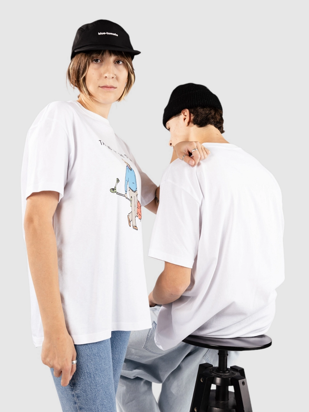 Brother Merle Rubbish T-Shirt white