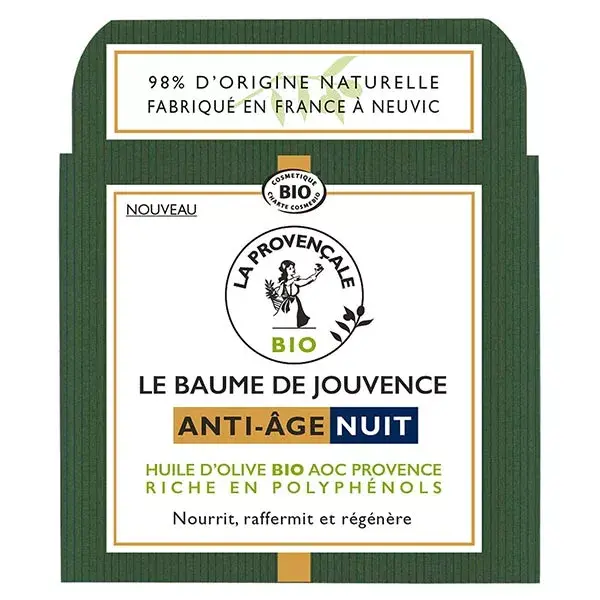 La Provençale Jouvence Bálsamo Noturno Antienvelhecimento Orgânico 50ml