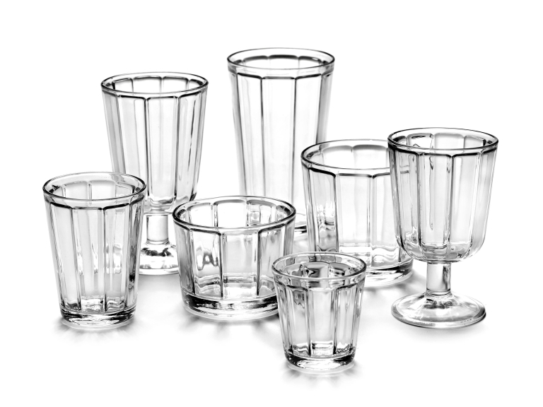 Serax Surface by Sergio Herman glazen 25cl set van 4