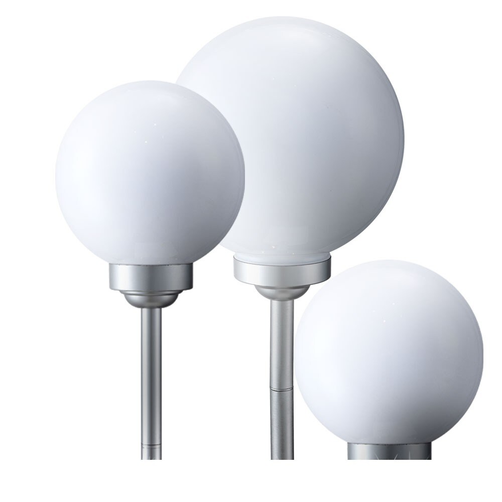 3er Set LED Solarleuchten für den Außenbereich