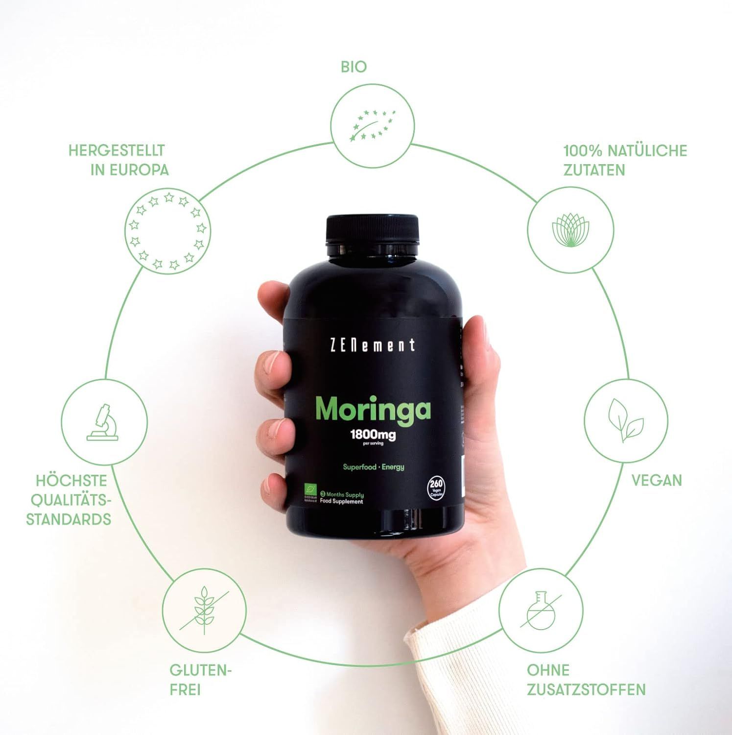 Zenement Bio Moringa Kapseln