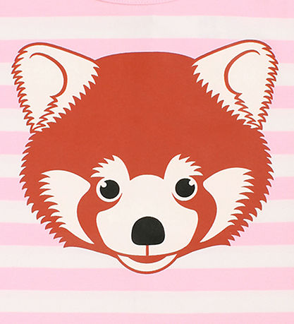 ANIMAL T-Shirt - DyrGrowl - Pastel Pink/Kreideroter Panda
