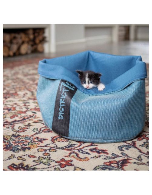 District 70 Cozy - Kattenmand - 35x35x30 cm Blauw