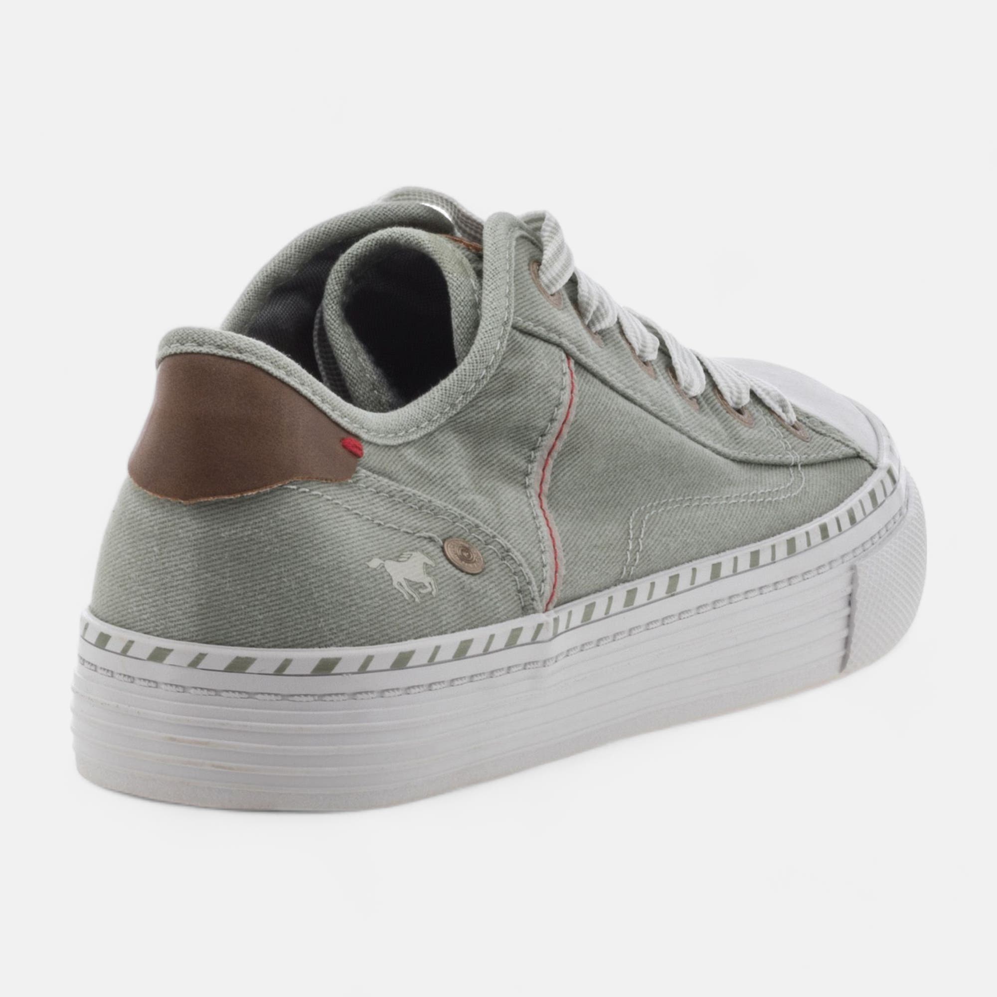 Baskets en toile Femme vert