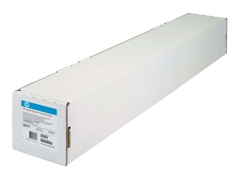 HP Everyday - Træfiber, polyethylen (PE) - satin - 9,1 mil - Rulle (91,4 cm x 30,5 m) - 235 g/m² - 1 rulle(r) fotopapir - for DesignJet 5000ps, 5000uv, Z2100, Z3100, Z3100ps, Z3200, Z6100, Z6100ps