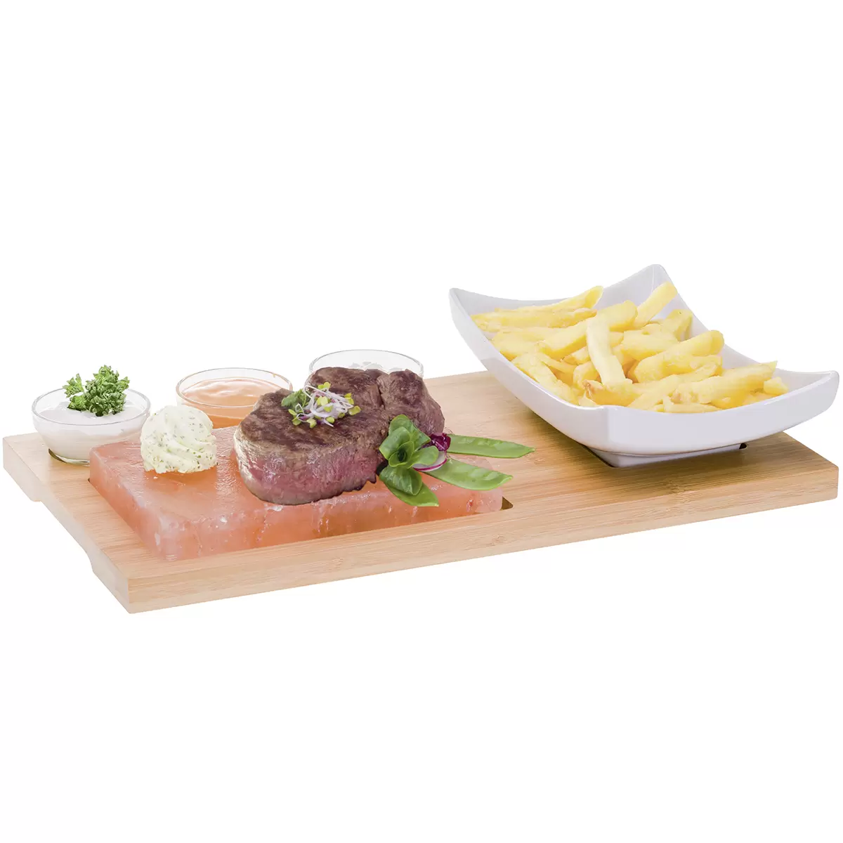 Hot Stone Set 6tlg. Himalaya Salz Puzzle Natur
