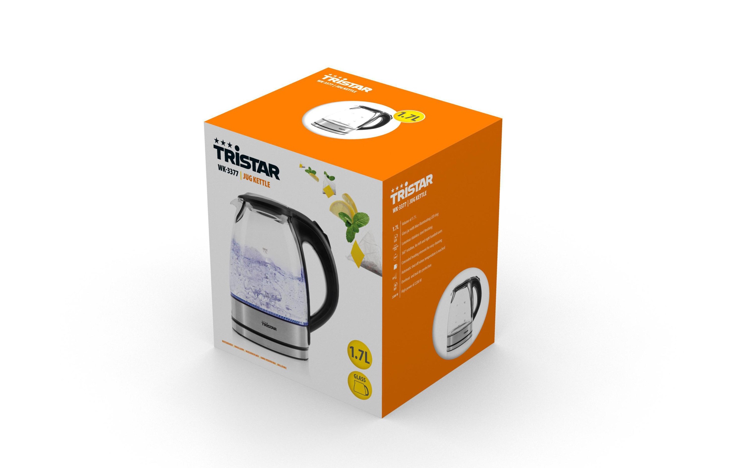 Tristar Wasserkocher »WK-3377« 1,7 l 2200 W