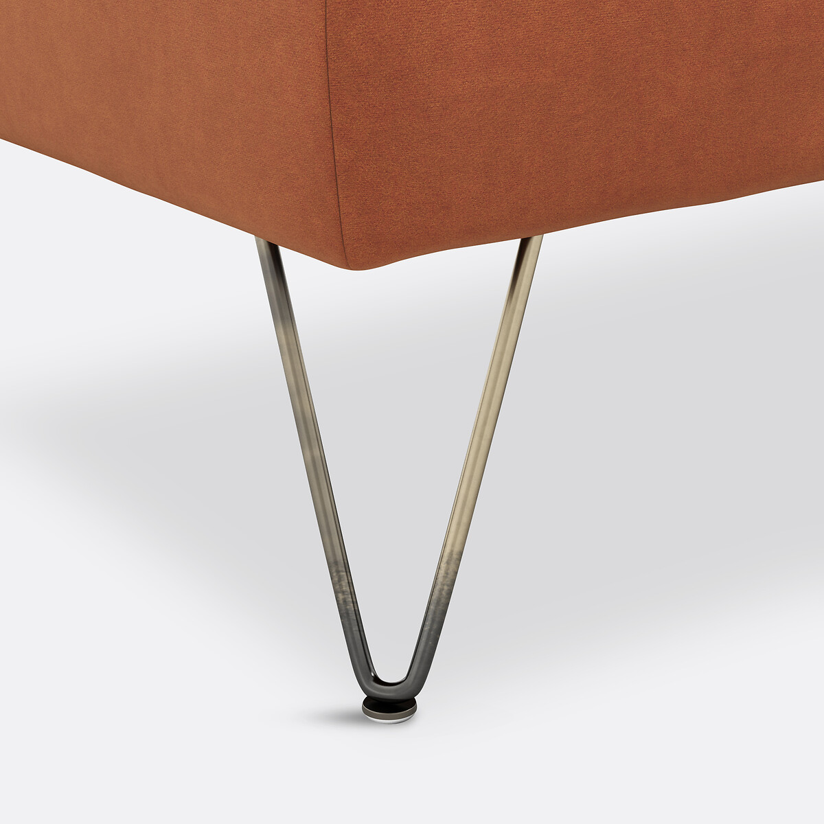 LA REDOUTE INTERIORS<br>Puffe em veludo, Topim