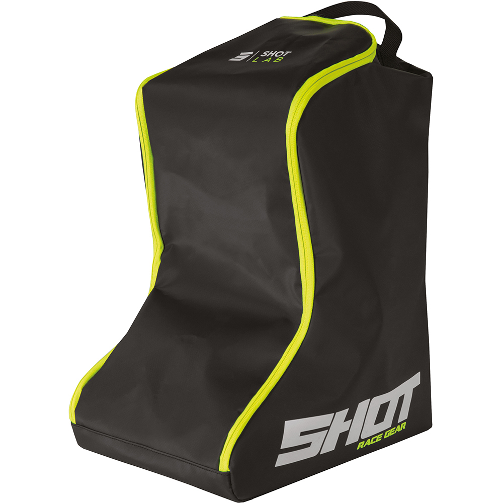 Shot - Sac à bottes Climatic Noir / Jaune fluo