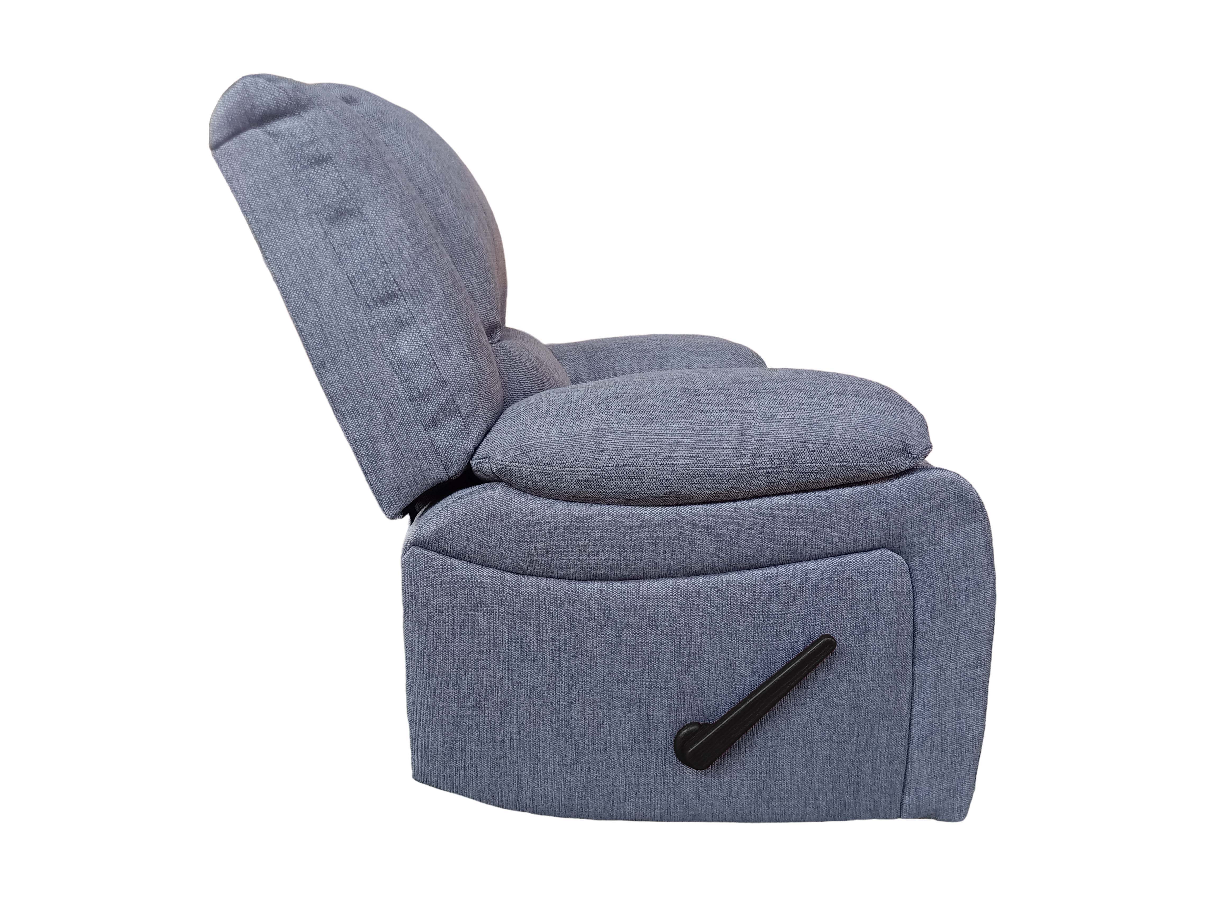 Happy Home Relaxsessel mit verstellbarer Rückenlehne HSP93-GRA - Grau