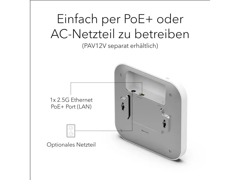 NETGEAR Insight WAX610 - Trådløs forbindelse - Wi-Fi 6 - 2.4 GHz, 5 GHz - cloud-administreret
