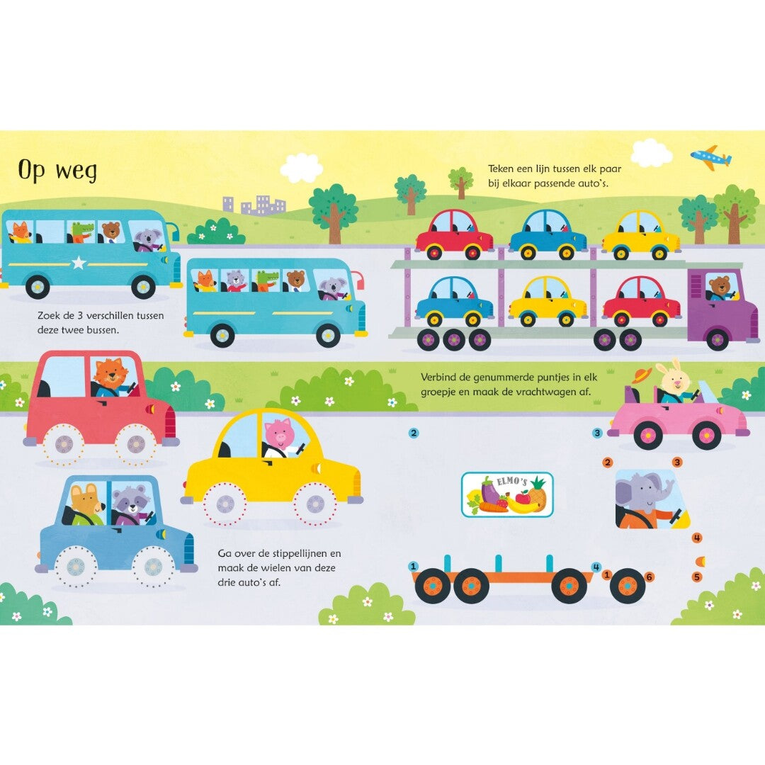 Uitgeverij usborne uitwisboek onderweg