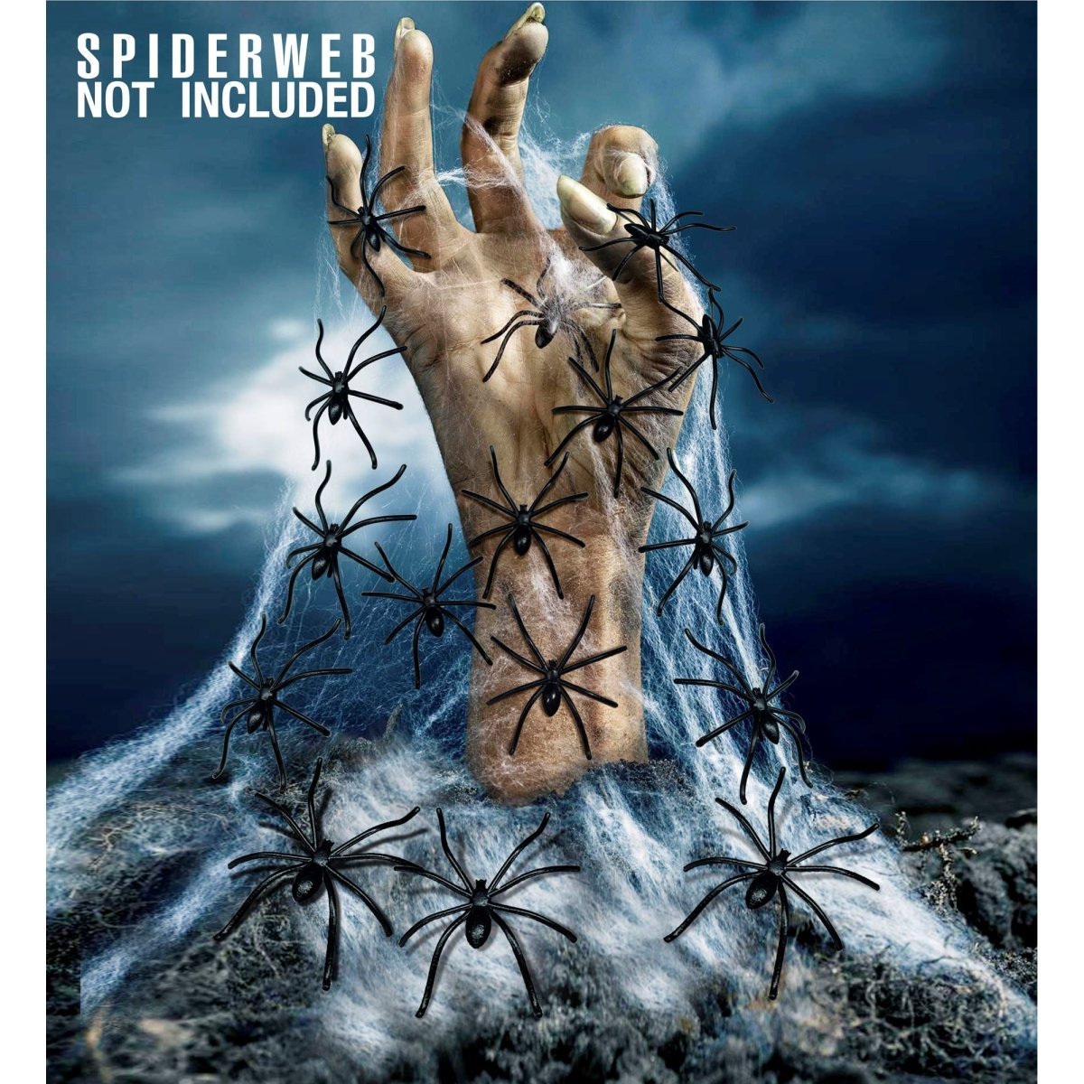 Halloween Nep Spin Zwart 50st