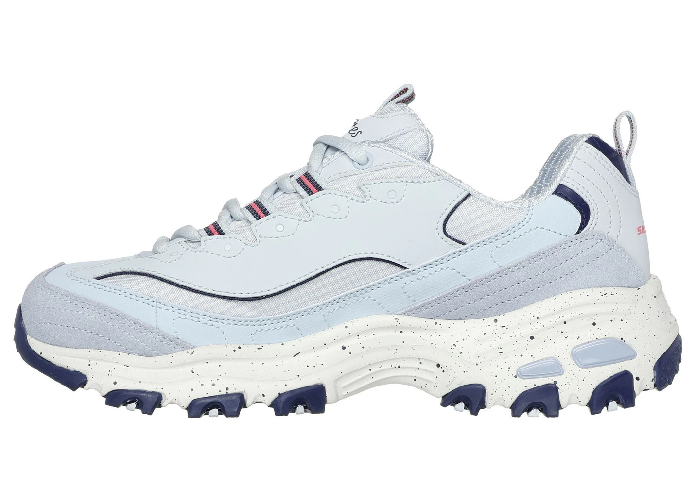 SKECHERS Schnür-Sneaker mit Veloursleder-Besätzen
