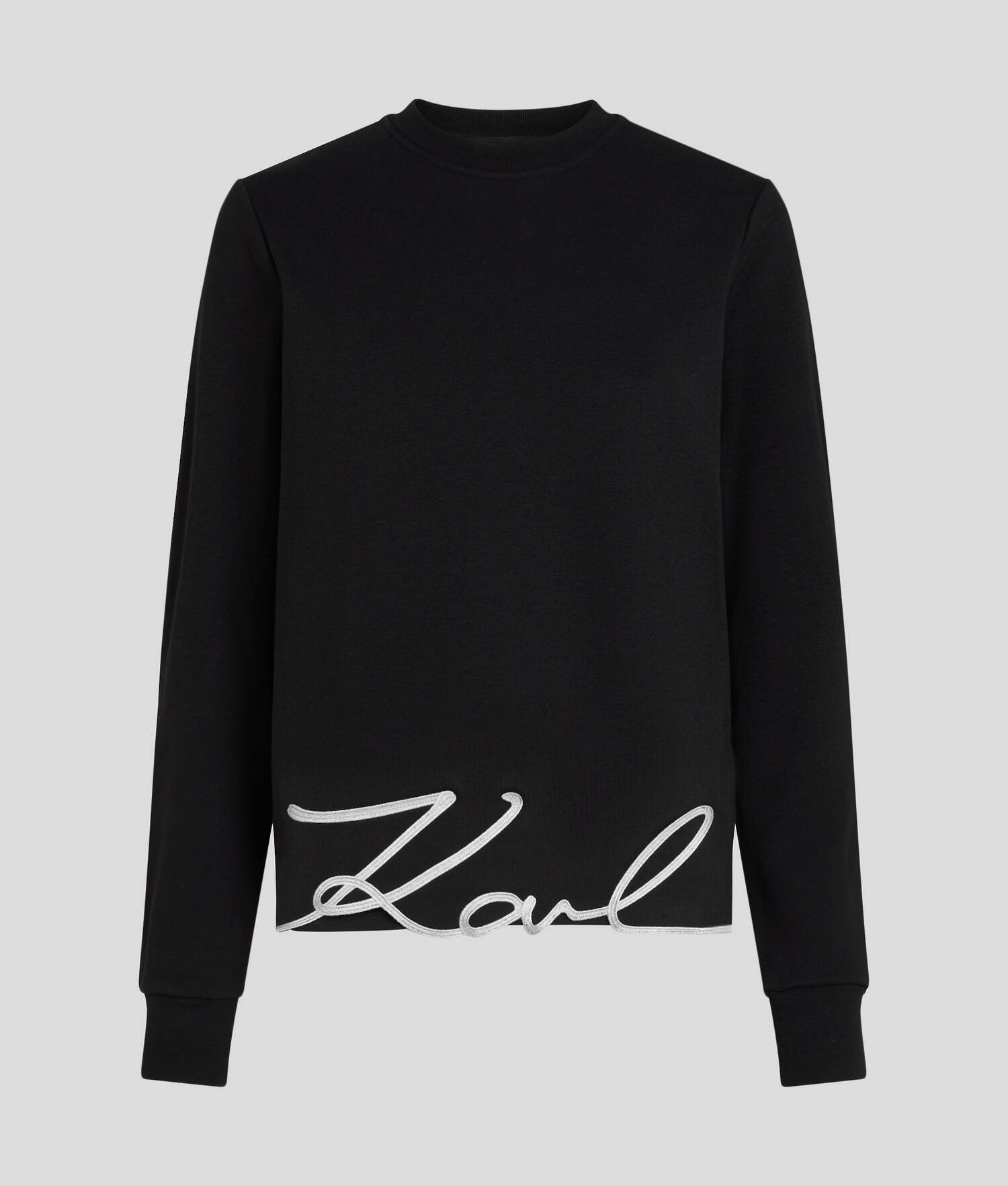 SWEAT-SHIRT À OURLET KARL SIGNATURE