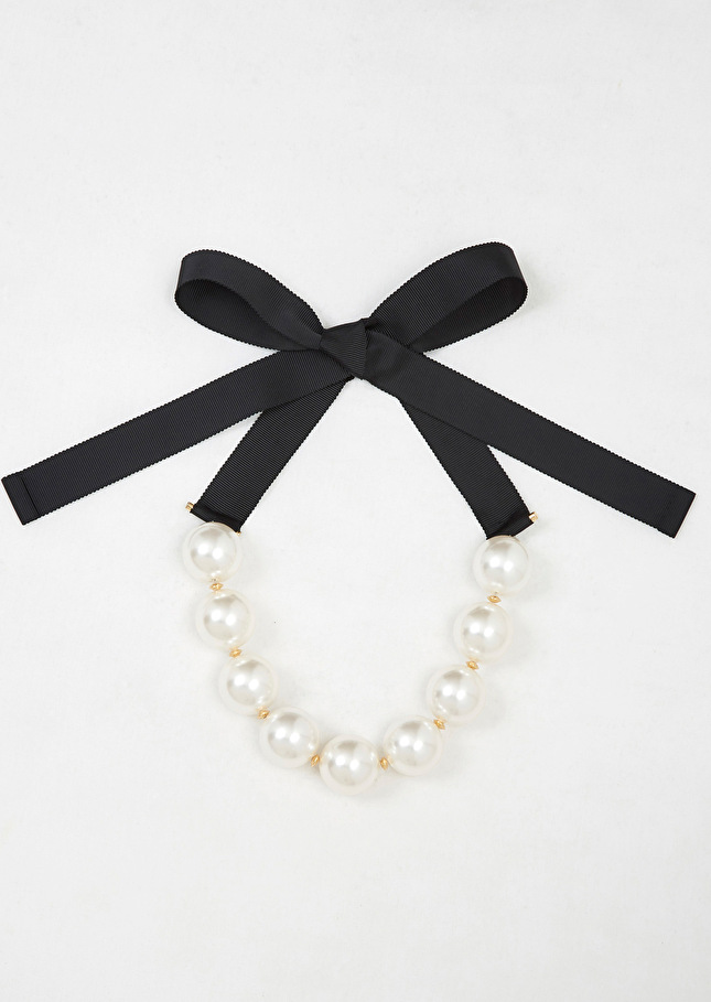 Collier Bellaécru nacré à grosses perles