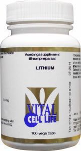 Vital Cell Life Lithium 400mcg 100cap