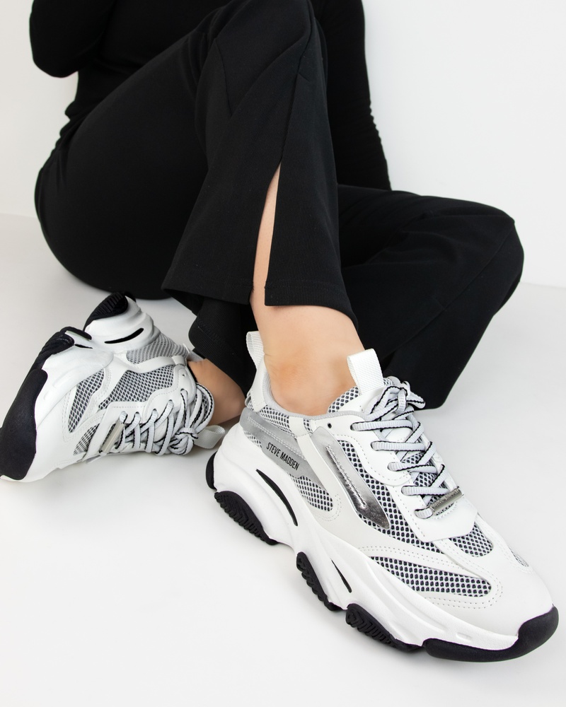 Steve Madden Possession-E Dad Sneakers  - wit