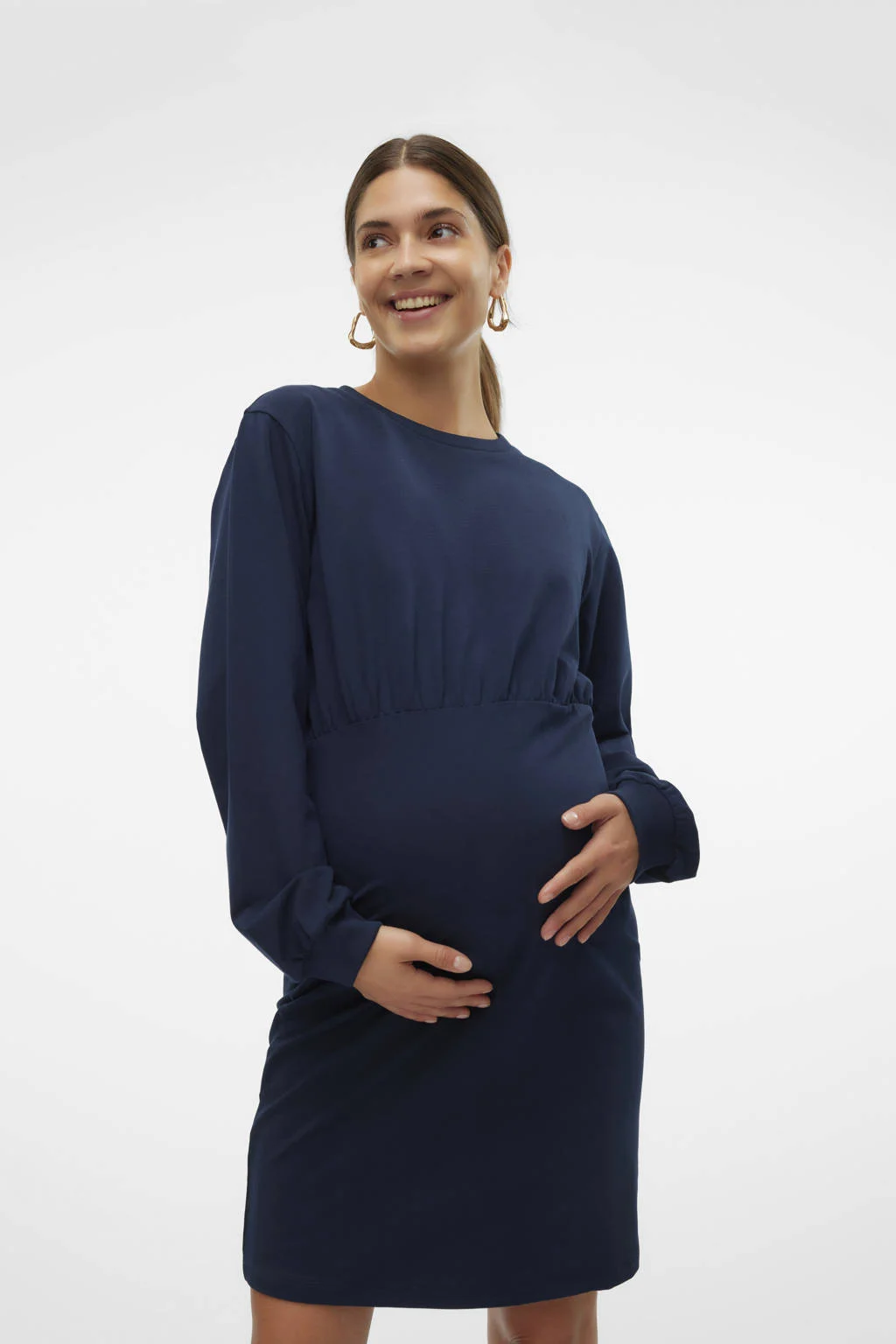 MAMALICIOUS zwangerschapsjurk MLSINE donkerblauw