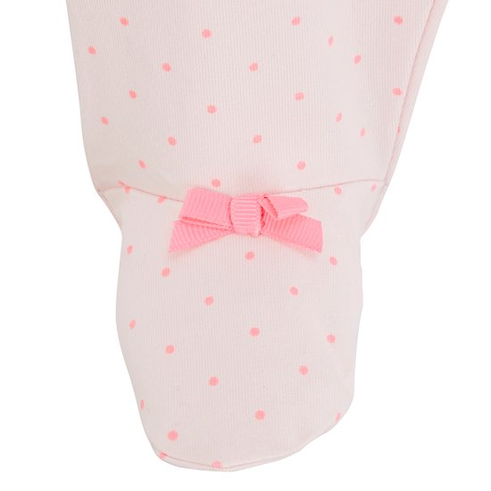 Pyjama à col Lapin Câlin   Rose        de               P'tit bisou