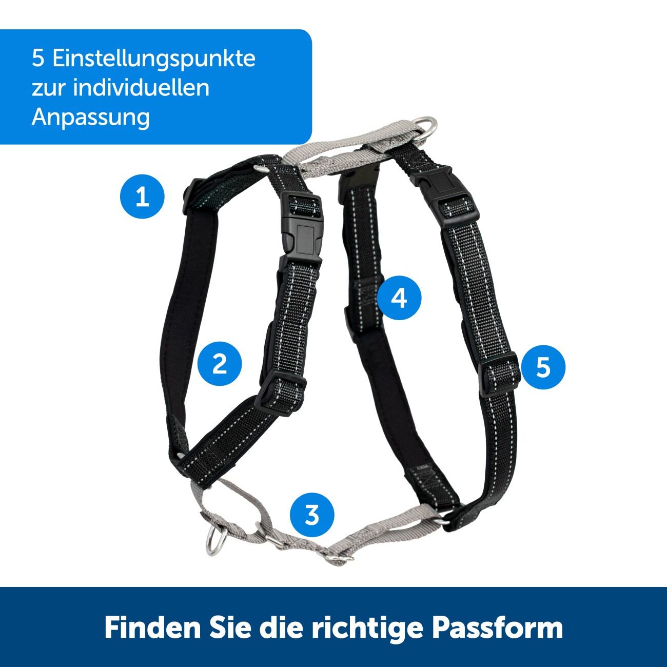 PetSafe 3-in-1-Geschirr und Rückhaltegurt