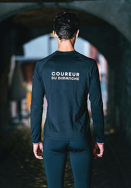 COUREUR DU DIMANCHE - T-SHIRT ML LE CDD REFLECHISSANT M