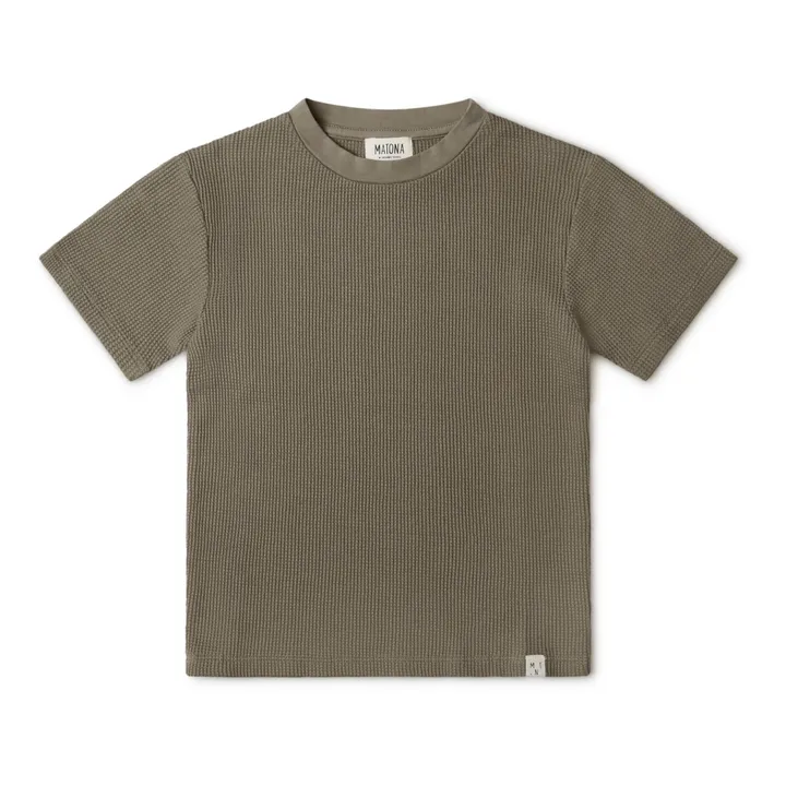 Matona T-Shirt Coton Bio Gaufré | Vert