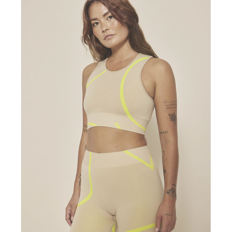 Moonchild Yoga Wear Loud Logo Legging Silver moon / cyb