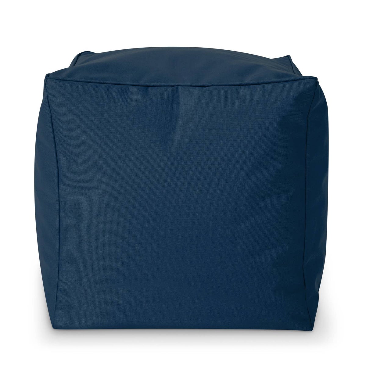 Green Bean Zitzakkruk 40x40x40cm met EPS-korrelvulling - Voetenbank Voetkussen Zitpoef voor Zitzakken - Vloerkussen voor Kinderen en Volwassenen - Voetsteun Zitkussen Zitkruk Donkerblauw