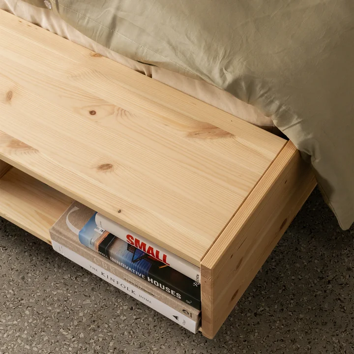 Karup Design - Merge Bett, 160 x 200 cm, Kiefer natur