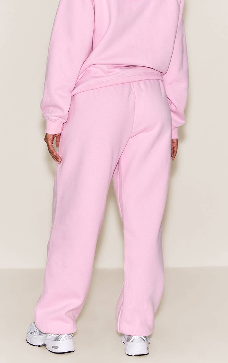 Rose Jogger Oversize À Revers Et Pinces Crème Beurre