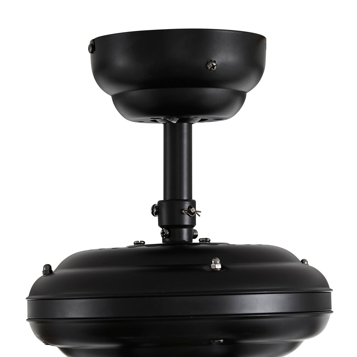 Plafondventilator zwart 107.5cm met trekschakelaar - Mistral Busa