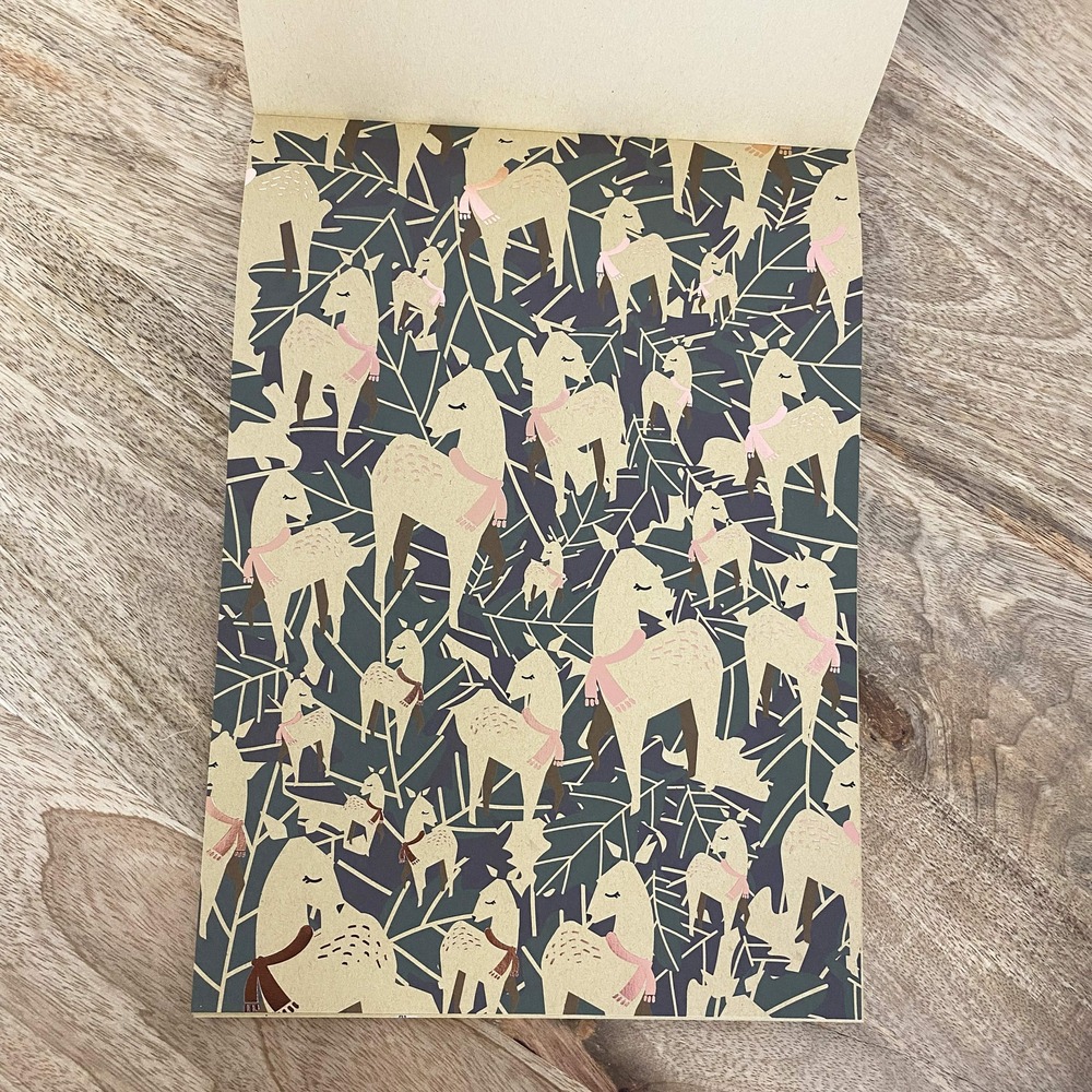 Bloc de papier kraft christmas a4