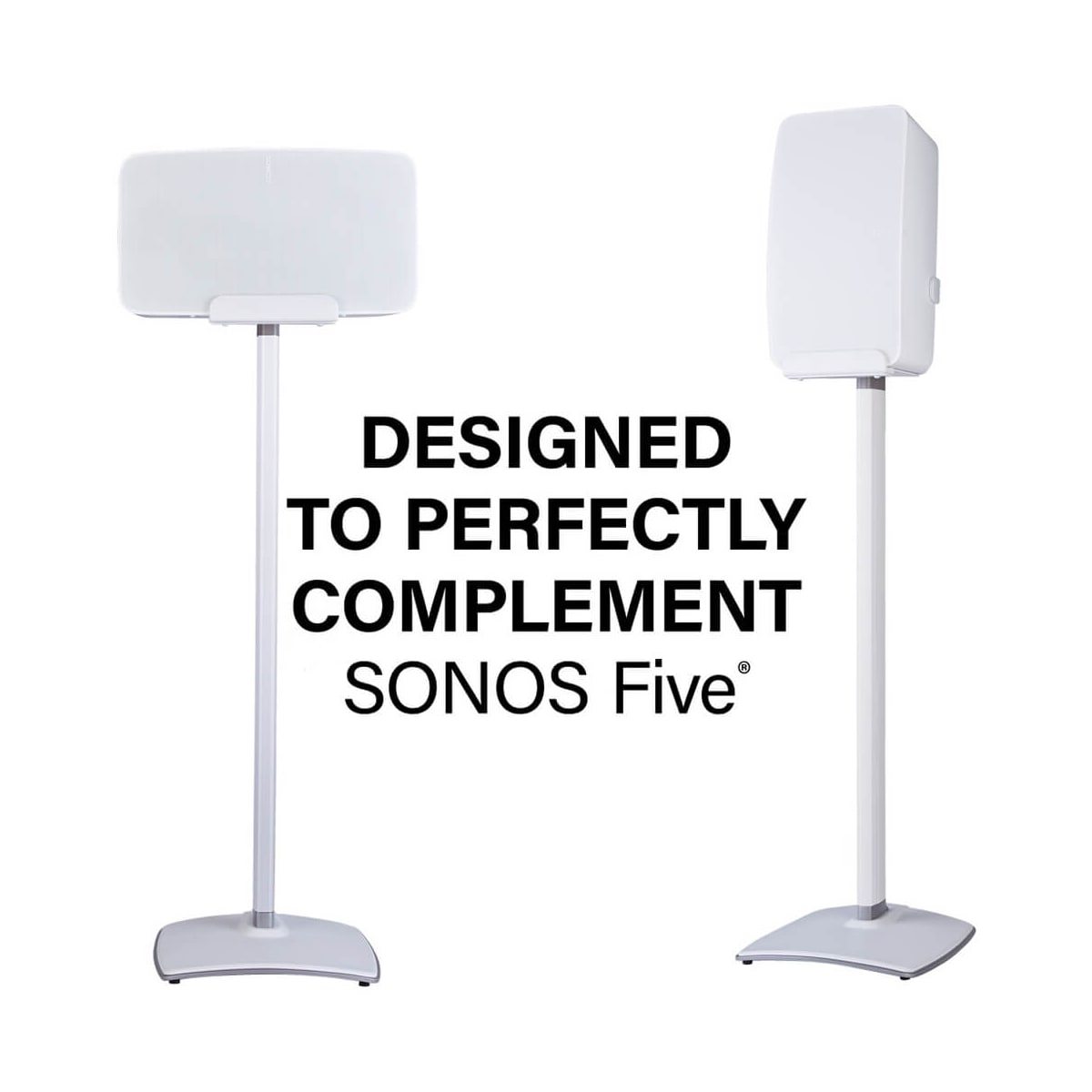 SANUS Gulvstativ for Sonos Play:5 Hvit