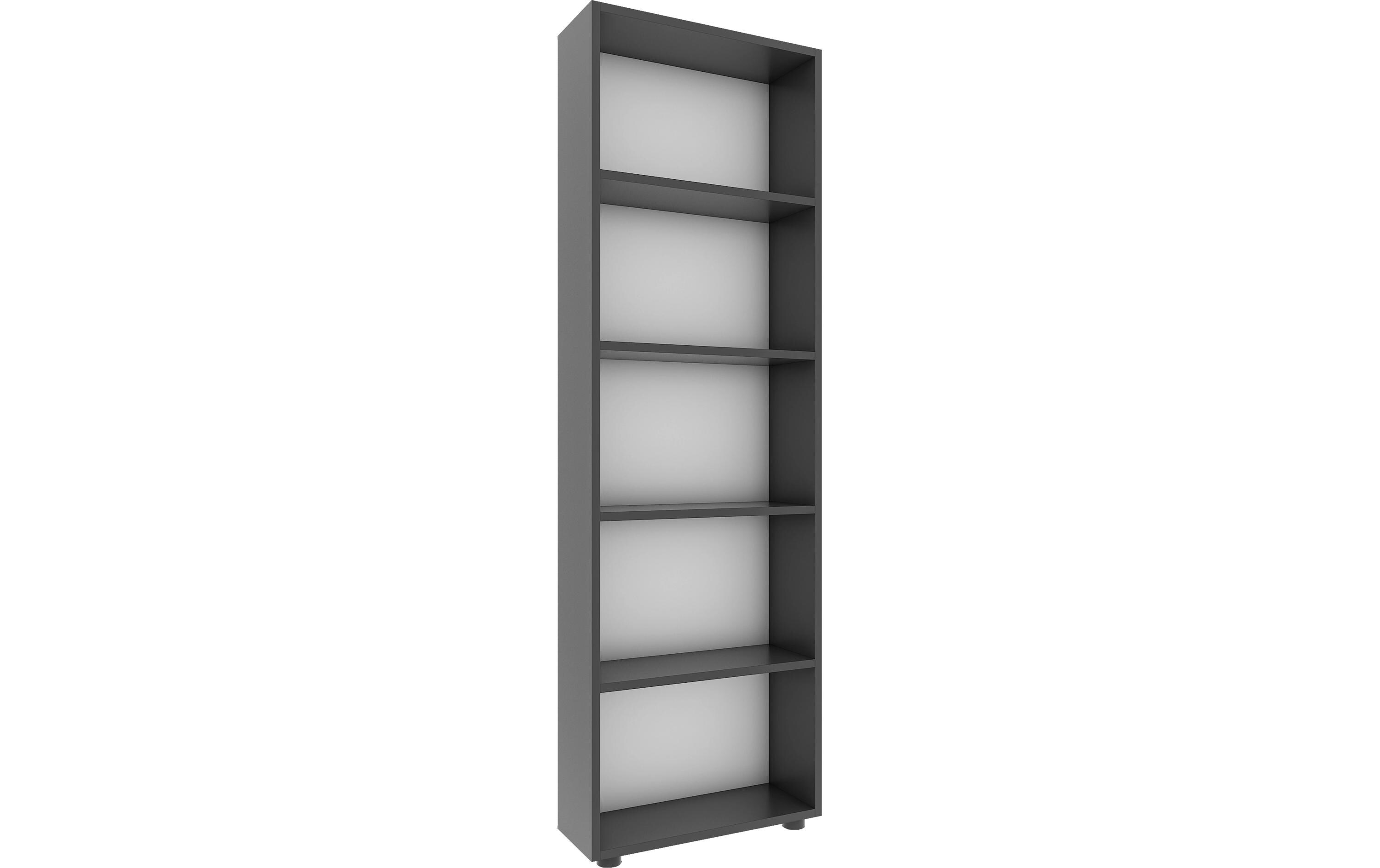 Regal Bulas 5-fach 169 x 56 cm, AnthrazitStandregal