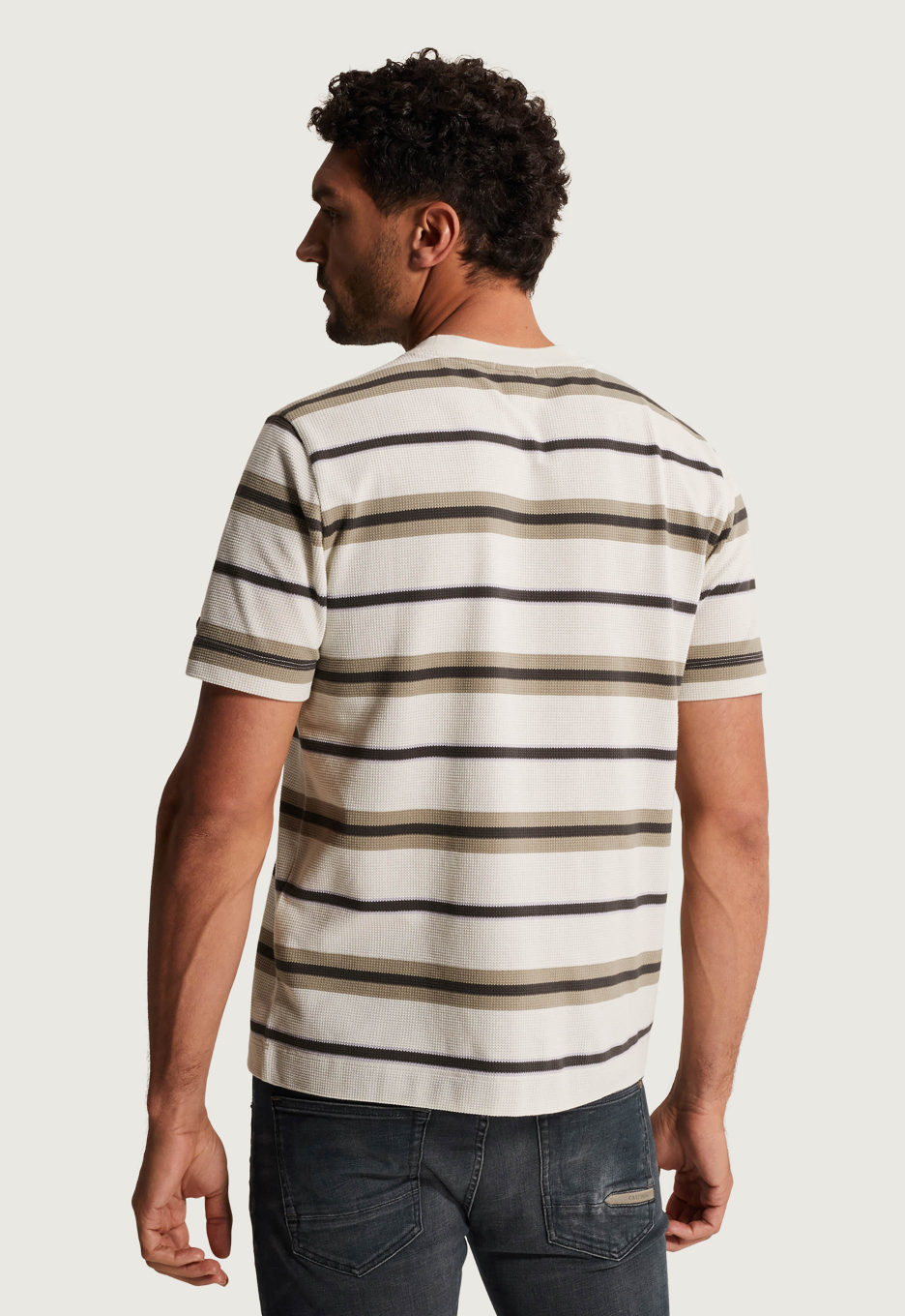 Cast Iron Stripe Waffle T-shirt