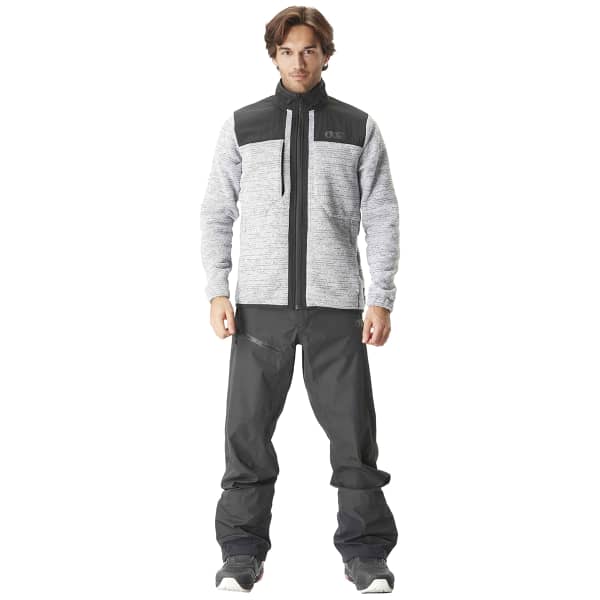 Veste polaire snowboard PICTURE DAUWY FLEECE GREY MELANGE/BLACK