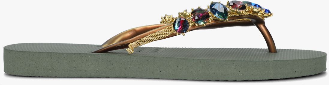 UZURII groene uzurii teenslippers alexia