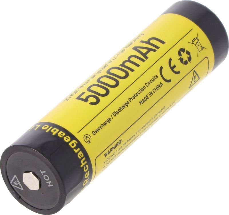 Nitecore - NL2150RX - Oplaadbare 21700 Li-Ion Batterij - 5000mAh - USB-C