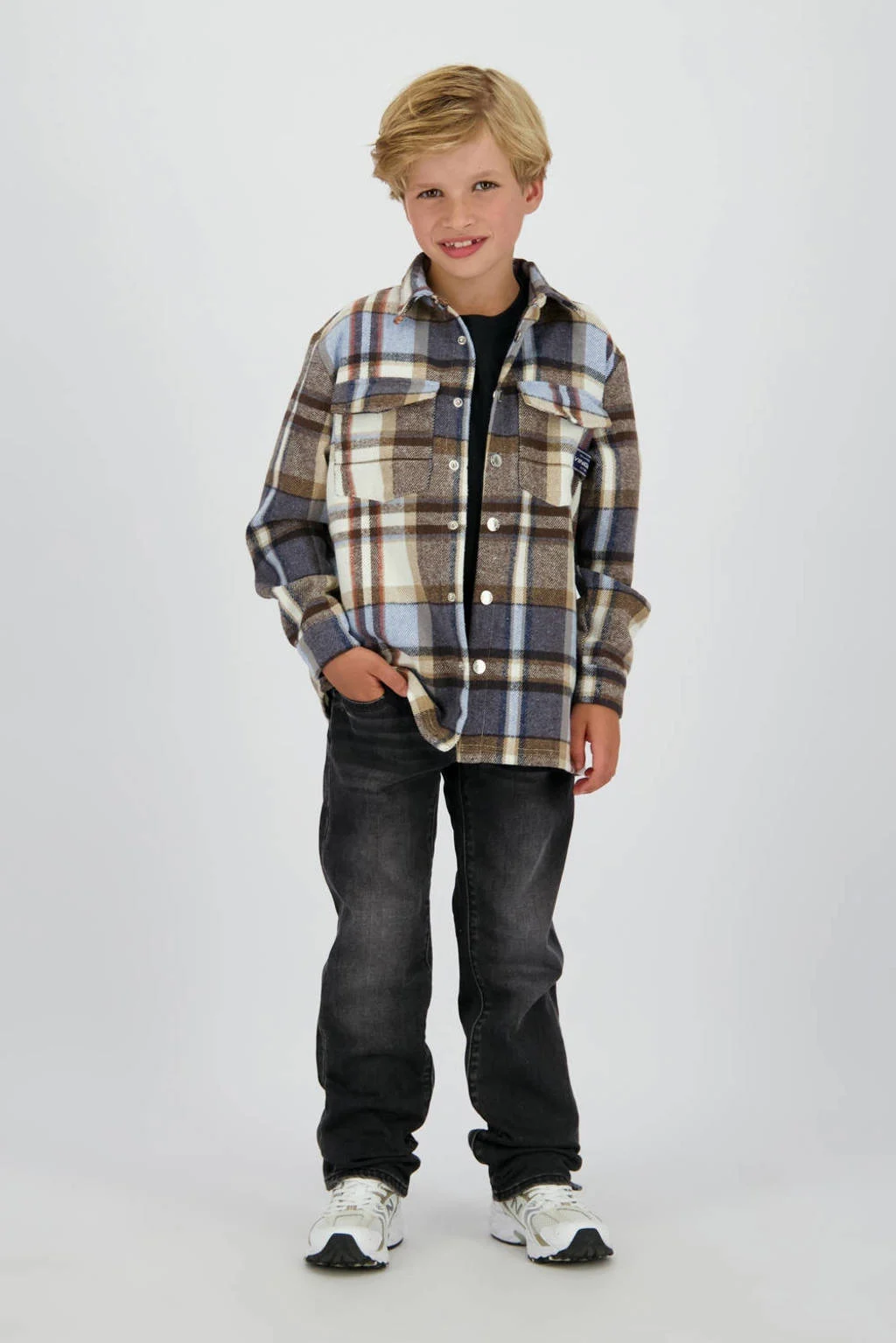 Vingino regular waist regular fit jeans black denim