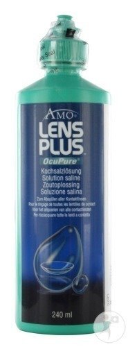 Lens Plus OcuPure Solution Saline Pour Le Rinçage De Toutes Lentilles De Contact Flacon 240ml