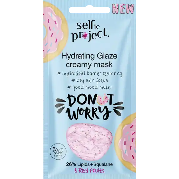 Feuchtigkeitsspendende Gesichtsmaske Donut Worry